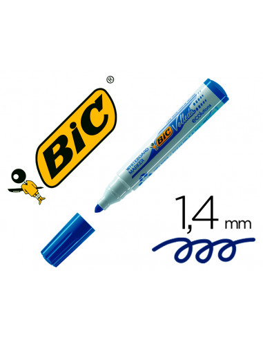 CI | Rotulador bic velleda para pizarra azul punta redonda 1,3 mm