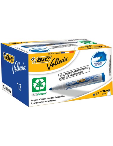 CI | Rotulador bic velleda para pizarra azul punta redonda 1,3 mm