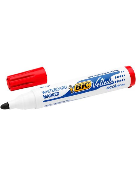 CI | Rotulador bic velleda para pizarra rojo punta redonda 1,3 mm