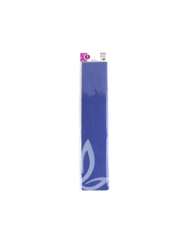 CI | Papel crespon liderpapel 50 cm x 2.5m 34g/m2 azul marino