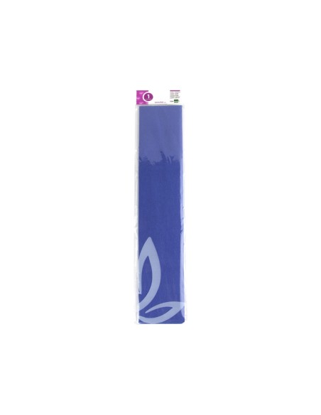 CI | Papel crespon liderpapel 50 cm x 2.5m 34g/m2 azul marino