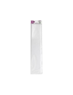 CI | Papel crespon liderpapel 50 cm x 2.5m 34g/m2 blanco 2