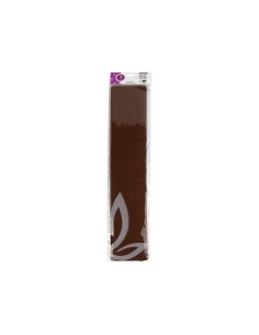 CI | Papel crespon liderpapel 50 cm x 2.5m 34g/m2 marron 2
