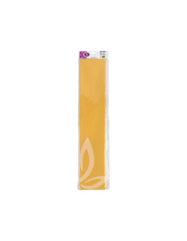 CI | Papel crespon liderpapel 50 cm x 2.5m 34g/m2 amarillo oro