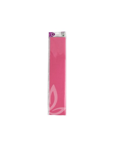 CI | Papel crespon liderpapel 50 cm x 2.5m 34g/m2 rosa