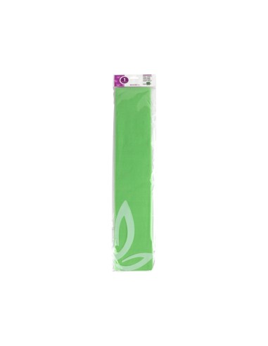 CI | Papel crespon liderpapel 50 cm x 2.5m 34g/m2 verde claro