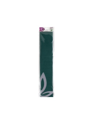 CI | Papel crespon liderpapel 50 cm x 2.5m 34g/m2 verde oscuro