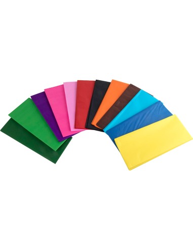 CI | Papel seda liderpapel 52x76cm 18g/m2 bolsa de 5 hojas celeste