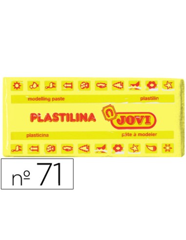 CI | Plastilina jovi 71 amarillo claro -unidad -tamaño mediano