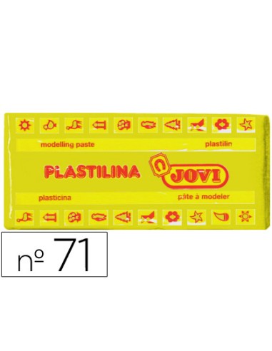 CI | Plastilina jovi 71 amarillo oscuro -unidad -tamaño mediano