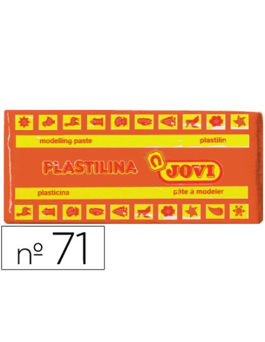 CI | Plastilina jovi 71 naranja -unidad -tamaño mediano