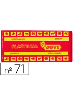 CI | Plastilina jovi 71 rojo -unidad -tamaño mediano