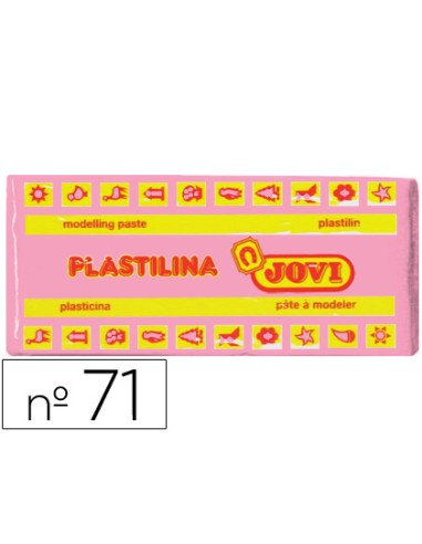 CI | Plastilina jovi 71 rosa -unidad -tamaño mediano