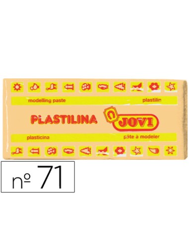 CI | Plastilina jovi 71 carne -unidad -tamaño mediano