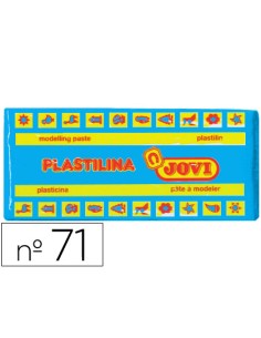 CI | Plastilina jovi 71 azul claro -unidad -tamaño mediano