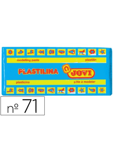 CI | Plastilina jovi 71 azul claro -unidad -tamaño mediano