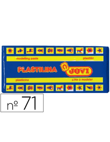 CI | Plastilina jovi 71 azul oscuro -unidad -tamaño mediano