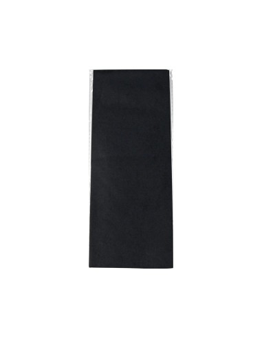 CI | Papel seda liderpapel 52x76cm 18g/m2 bolsa de 5 hojas negro