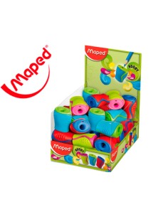 CI | Sacapuntas plastico maped boogy 1 uso con deposito...