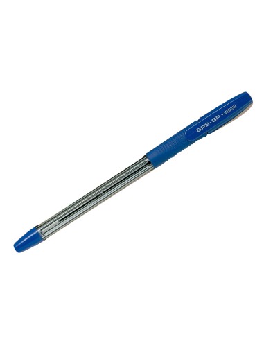 CI | Boligrafo pilot bps-gp azul -sujecion de caucho -tinta base de aceite -con capuchon