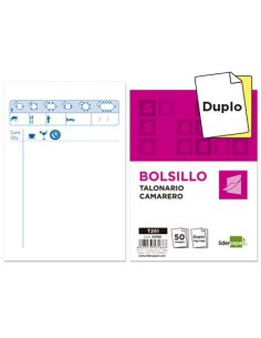 CI | Talonario liderpapel camarero bolsillo original y...