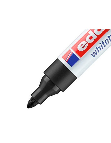 CI | Rotulador edding para pizarra blanca 660 color negro punta redonda 3 mm