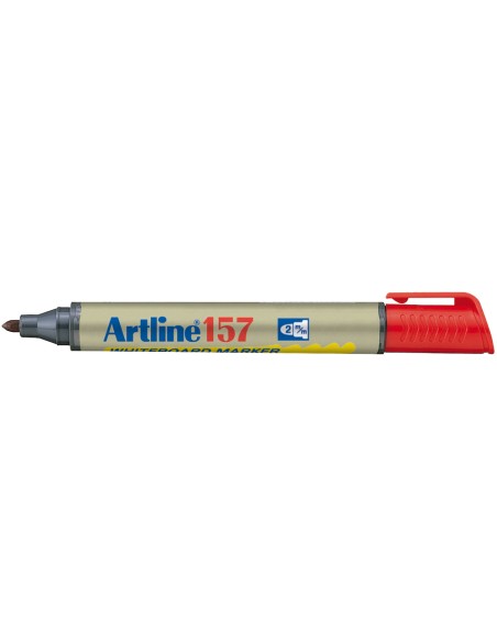 CI | Rotulador artline pizarra ek-157 rojo -punta redonda 2 mm