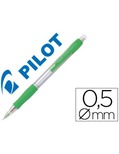 CI | Portaminas pilot super grip verde claro 0,5 mm sujecion de caucho