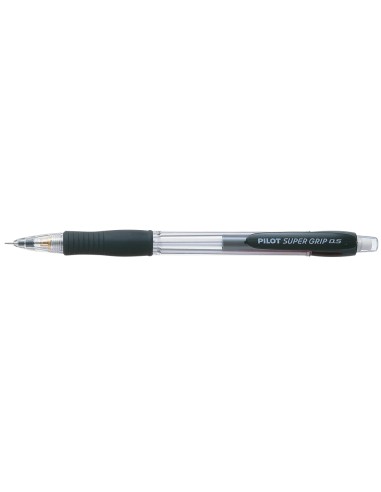 CI | Portaminas pilot super grip negro 0,5 mm sujecion de caucho