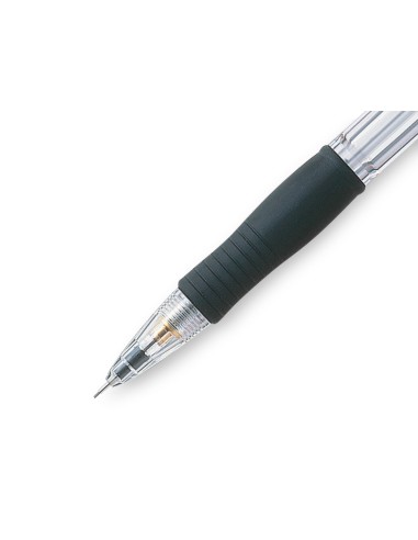 CI | Portaminas pilot super grip negro 0,5 mm sujecion de caucho