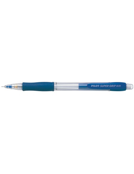 CI | Portaminas pilot super grip azul 0,5 mm sujecion de caucho