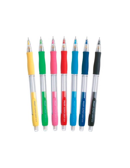 CI | Portaminas pilot super grip azul 0,5 mm sujecion de caucho