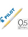 CI | Portaminas pilot super grip amarillo 0,5 mm sujecion de caucho