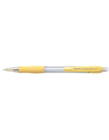 CI | Portaminas pilot super grip amarillo 0,5 mm sujecion de caucho