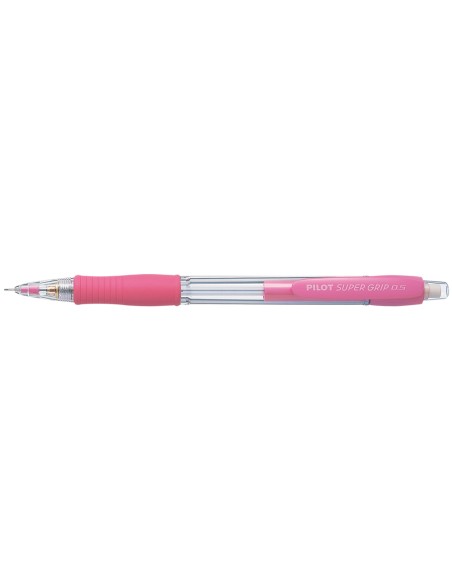 CI | Portaminas pilot super grip rosa 0,5 mm sujecion de caucho