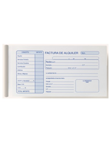 CI | Talonario liderpapel inquili- nato tres del folio 107 -con condiciones