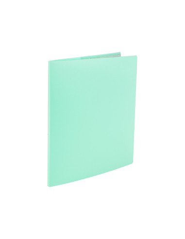 CI | Carpeta liderpapel escaparate 60 fundas polipropileno din a4 verde manzana opaco