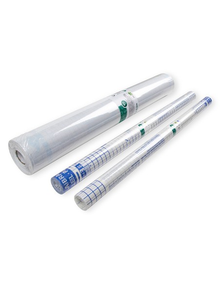 CI | Rollo plastico adhesivo liderpapel 0.50x1.50 50 mc -forralibros removible