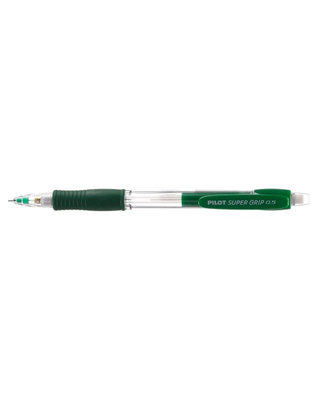 CI | Portaminas pilot super grip verde 0,5 mm sujecion de caucho