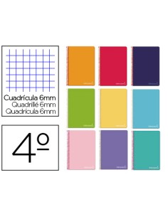 CI | Cuaderno espiral liderpapel cuarto witty tapa dura...