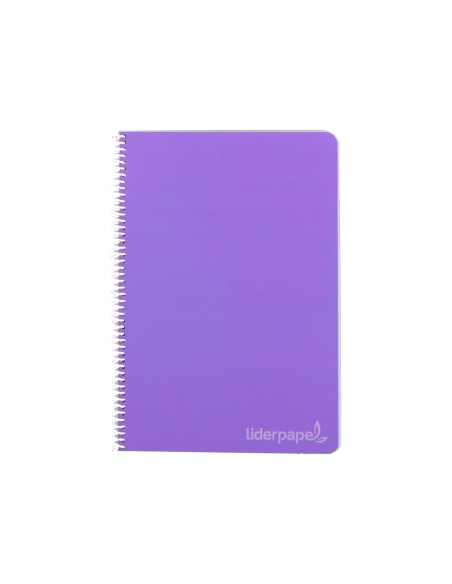 CI | Cuaderno espiral liderpapel cuarto witty tapa dura 80h 75gr liso sin margen colores surtidos