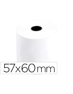 CI | Rollo sumadora termico q-connect 57 mm ancho x 60 mm...