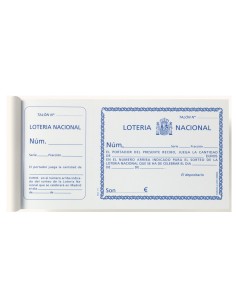 CI | Talonario liderpapel loteria tres del folio 111 2