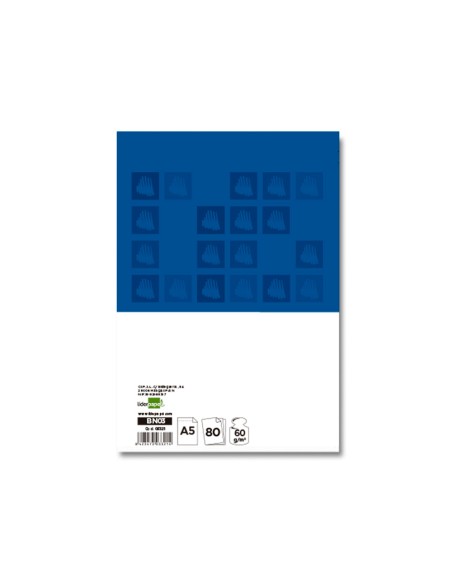 CI | Bloc notas liderpapel cuadro 4mm a5 80 hojas 60g/m2 perforado