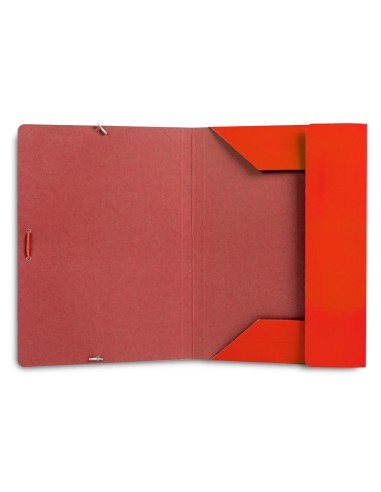 CI | Carpeta liderpapel gomas folio 3 solapas carton plastificado colores surtidos