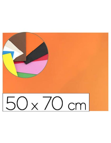 CI | Goma eva liderpapel 50x70cm 60g/m2 espesor 1.5mm naranja