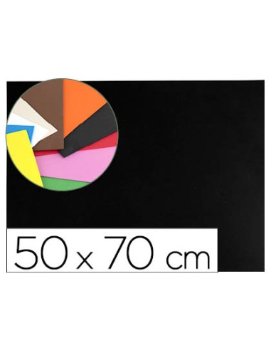 CI | Goma eva liderpapel 50x70cm 60g/m2 espesor 1.5mm negro