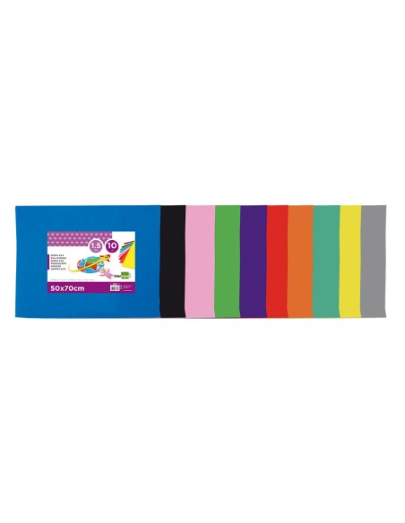 CI | Goma eva liderpapel 50x70cm 60g/m2 espesor 1.5mm blanco