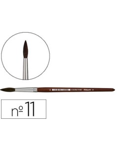 CI | Pinceles acuarela pelikan serie 25 n.11 virola aluminio