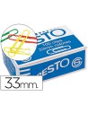 CI | Clips colores paper -caja de 100